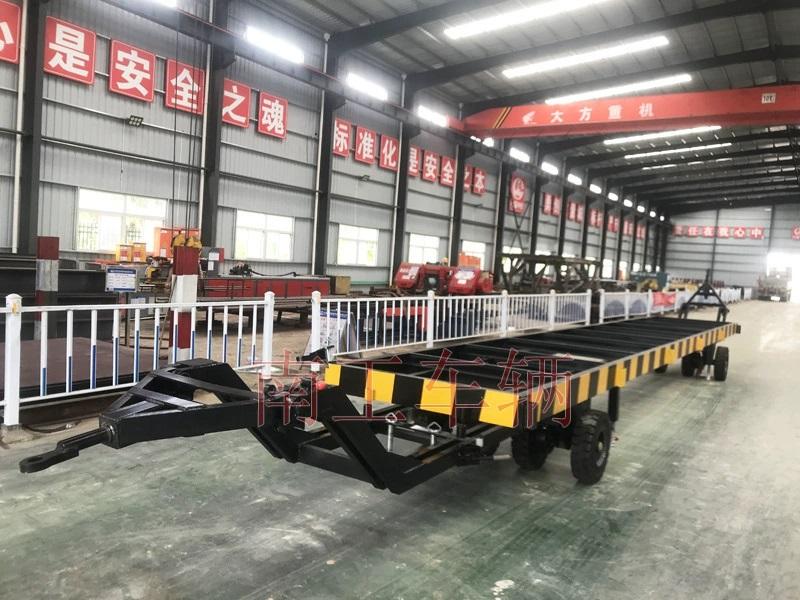 10吨骨架乐竞在线注册（中国）有限公司 双牵引集装箱用全挂车