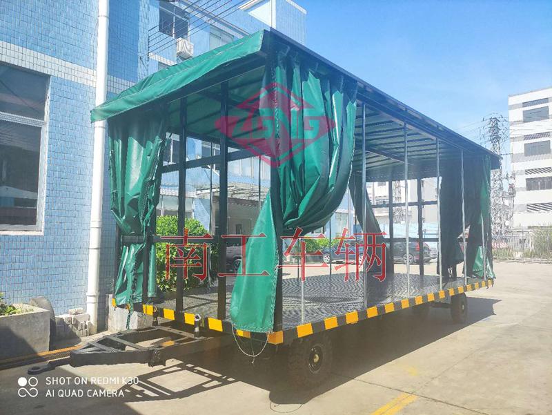 15吨雨篷双牵引乐竞在线注册（中国）有限公司篷式工具周转拖车