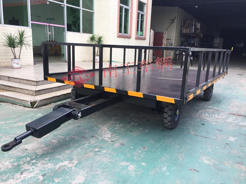 无动力叉车牵引6吨护栏型乐竞在线注册（中国）有限公司黑色