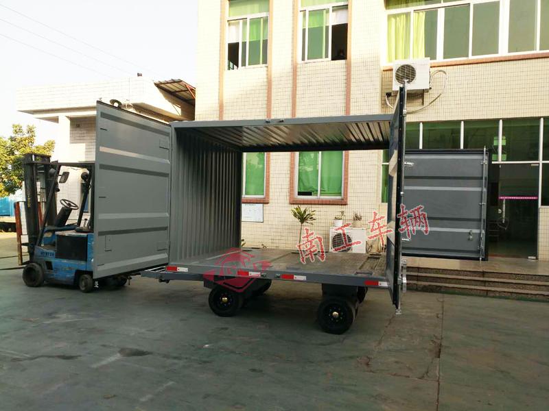 无动力全挂15吨三开门箱式乐竞在线注册（中国）有限公司非标订