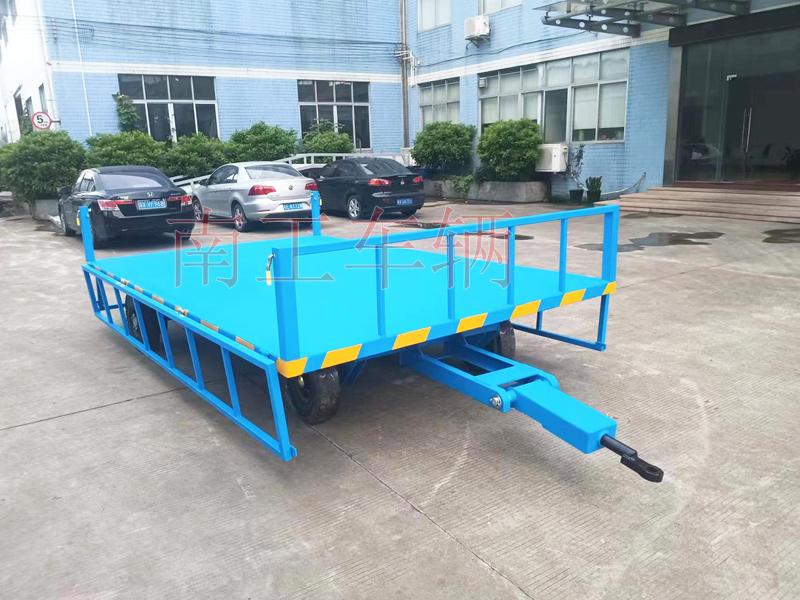 5吨下翻护栏型乐竞在线注册（中国）有限公司 无动力牵引工具拖车