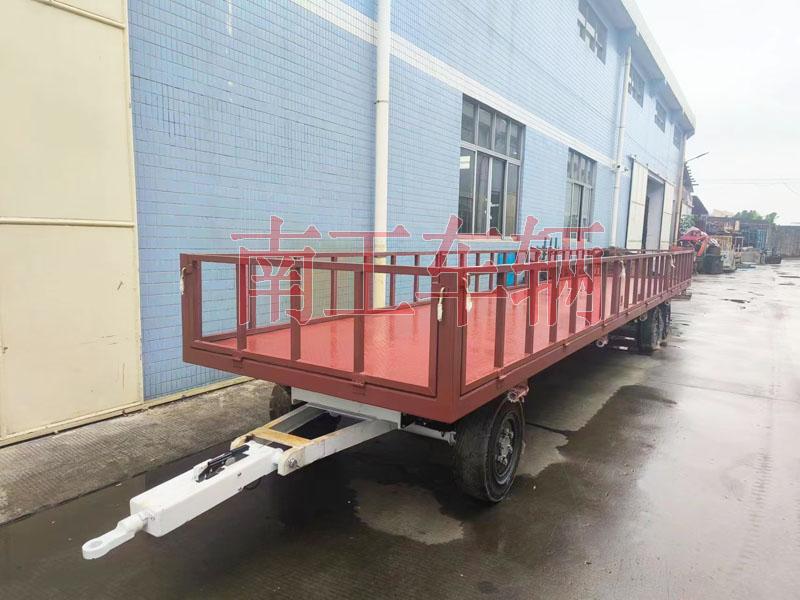 7吨乐竞在线注册（中国）有限公司牵引工具拖车 带护栏减震刹车功能拖车